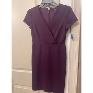 Ann Taylor Petite 00 Purple Dress